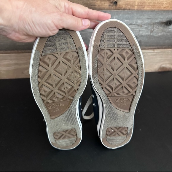 Converse All Star Casual Lace Up Low Ox Sneakers Black Women’s 9 Men’s 7 - Picture 8 of 9